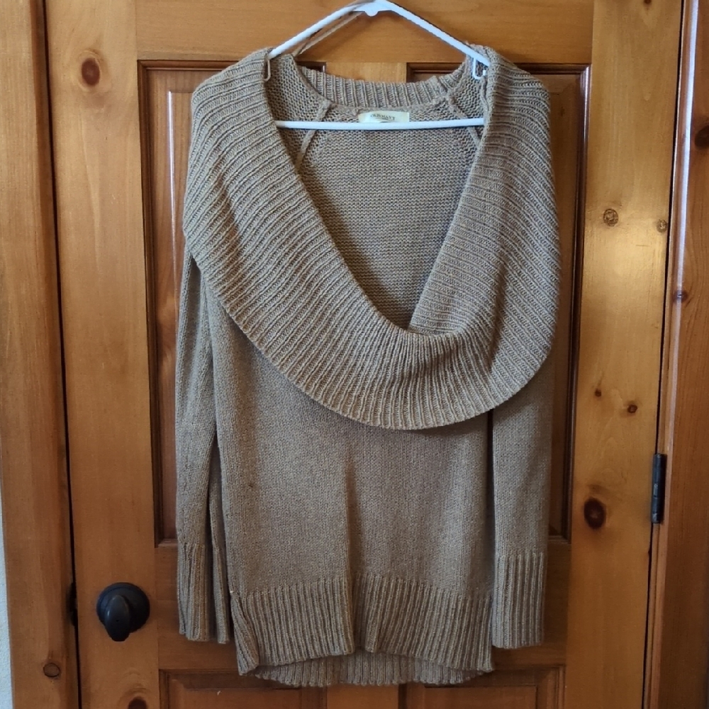 Women's Tan Sweater, Large